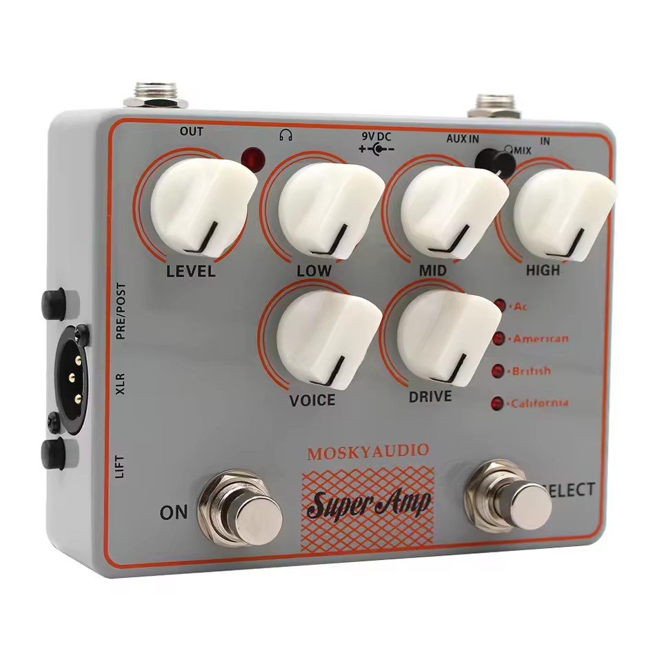 Mosky 4 AMP في صندوق مكبر صوت  - مراجعة Diy Guitar Electronics وسعره