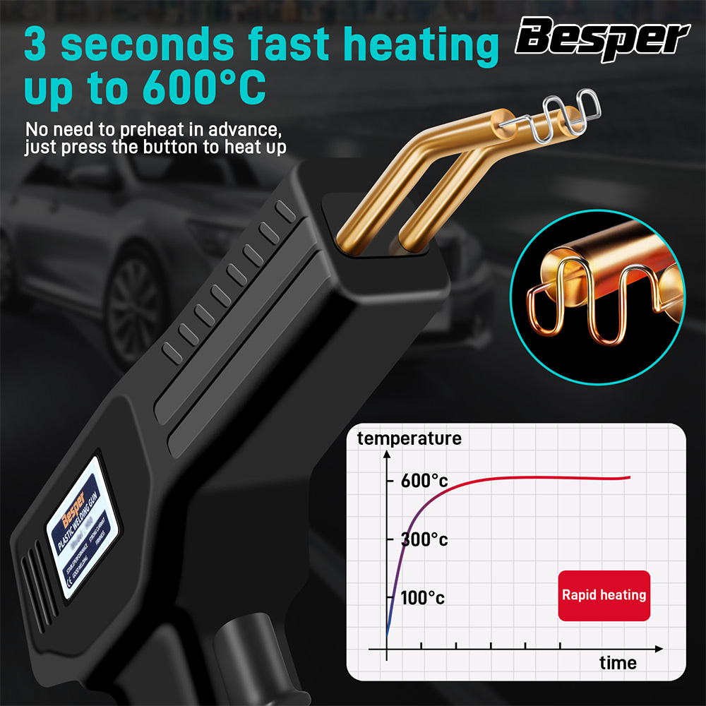 50 واط لحام البلاستيك 1000-200 - مراجعة Soldering Iron Kit وسعره