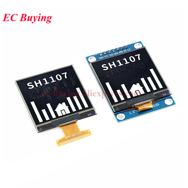 شاشة عرض OLED LCD بيضاء مقاس 1 - مراجعة I2C Lcd Display وسعره