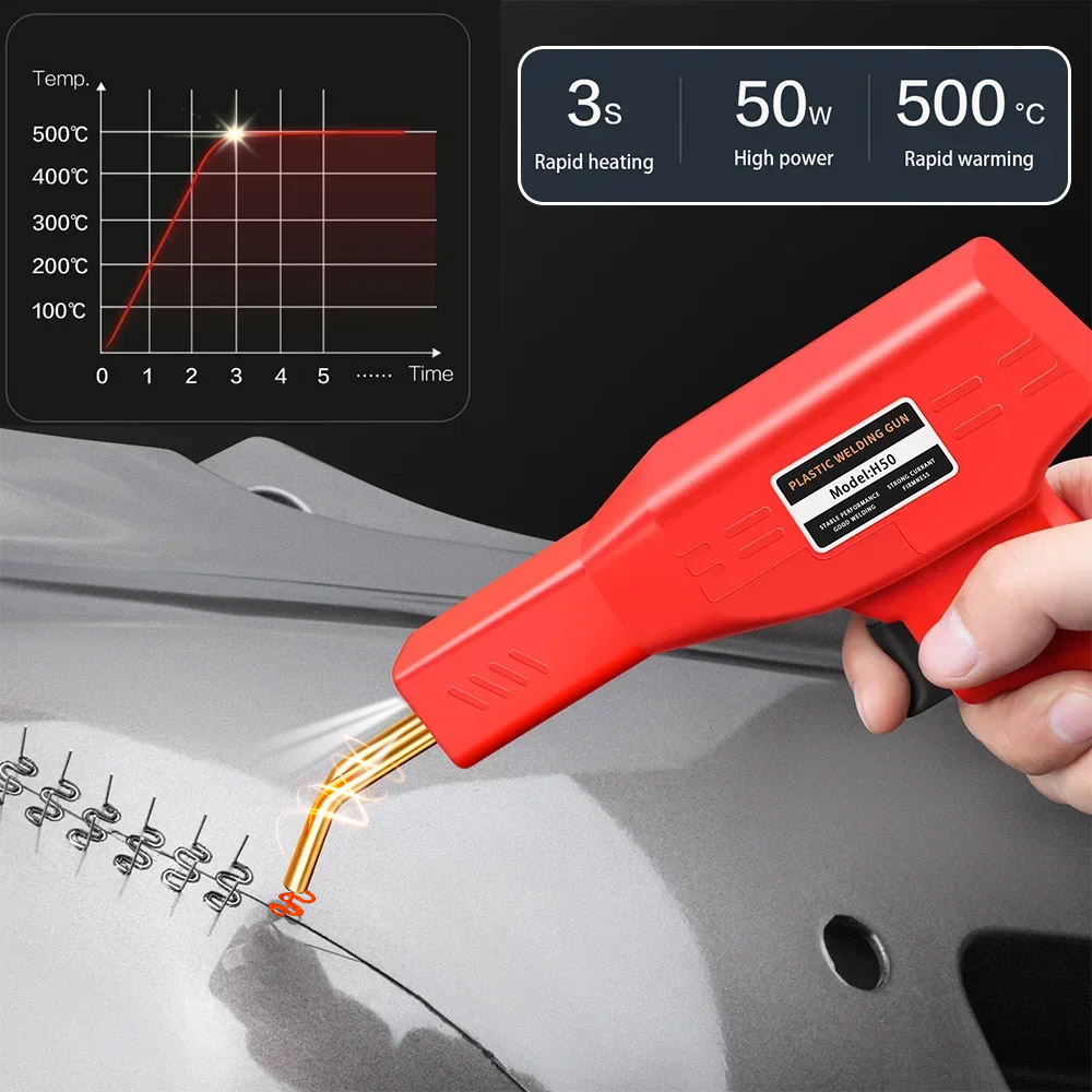50 واط ماكينة لحام البلاستك عد - مراجعة Soldering Iron Kit وسعره