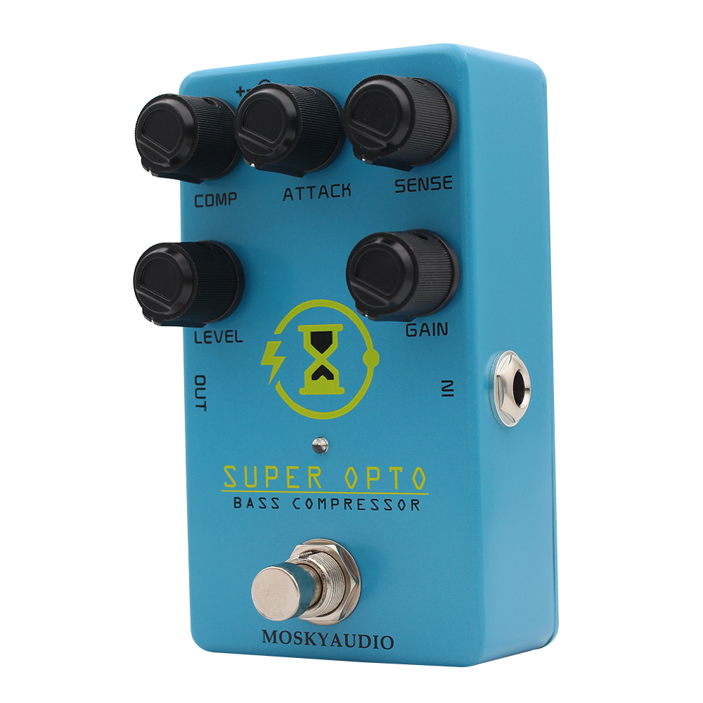 ضاغط بصري Mosky Super OPTO Bas - مراجعة Diy Guitar Electronics وسعره